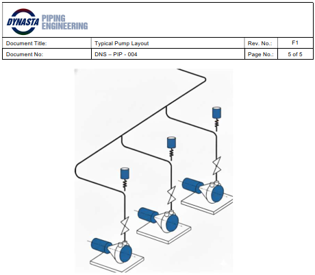 DNS-PIP-004 Typical Pump Layout